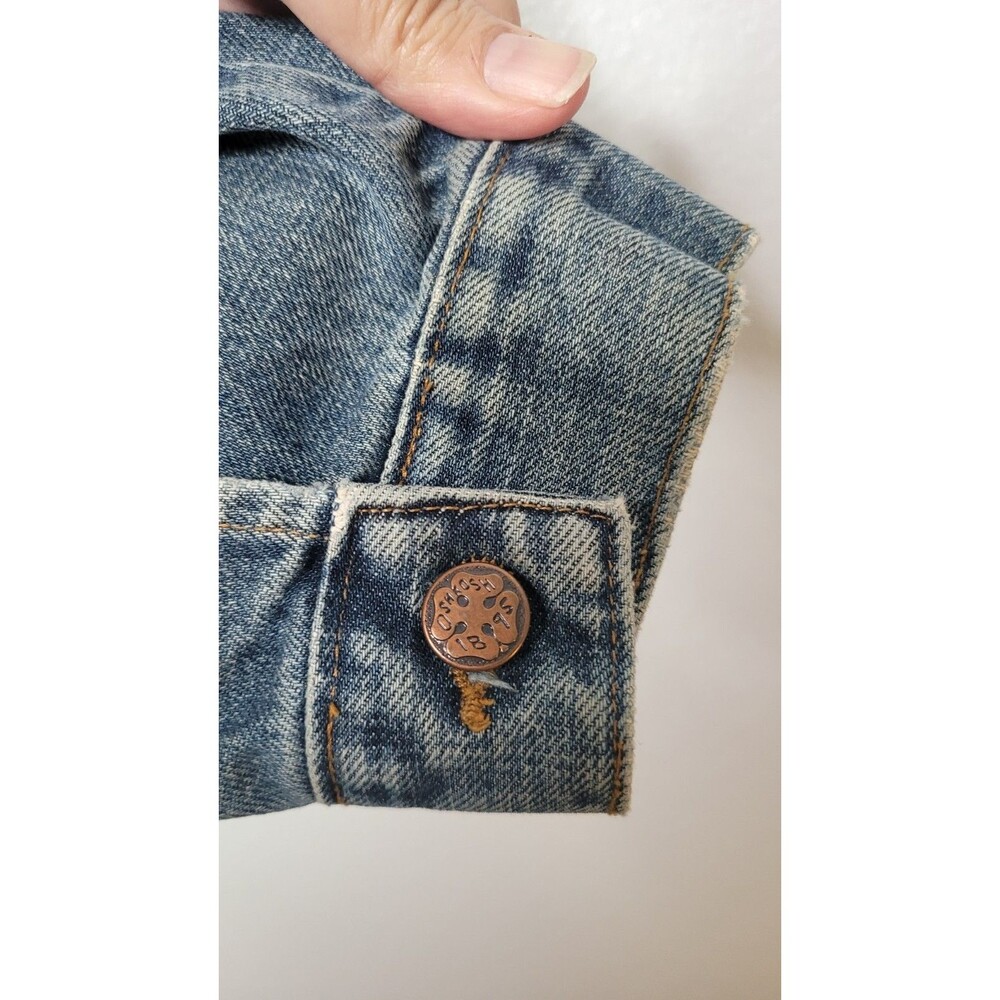 Oshkosh Men's Size XL‎ Blue Denim Trucker Button Up Jacket EUC - Picture 4 of 16